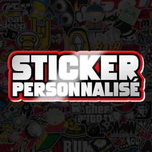 Stickers personnalisé - brillant