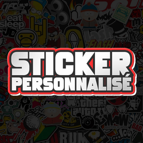 Sticker personnalisé - mat