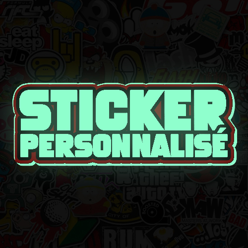 Sticker personnalisé - luminescent